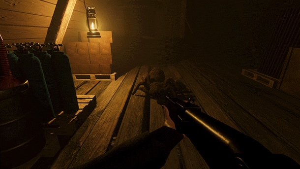 Combat against a creature in Outage